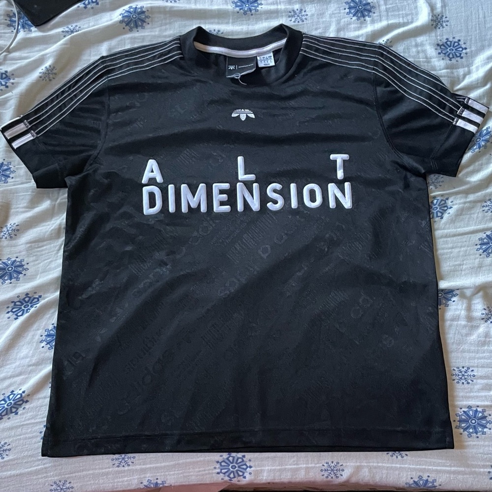 Alexander Wang X Adidas Black And White Jersey - Main Image